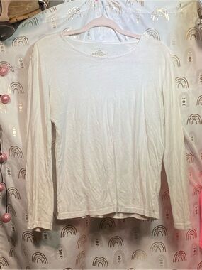 Kenneth Cole Reaction Cream Long-Sleeve Crew Tee